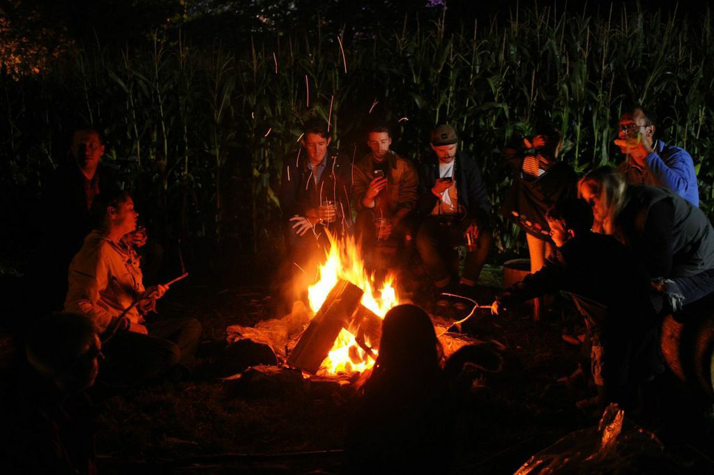 Good life campfire
