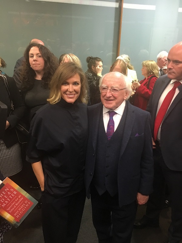 Meeting the President of Ireland