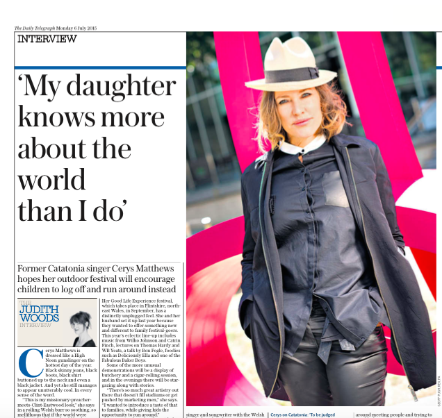 Talking The Good Life Experience in the Telegraph today